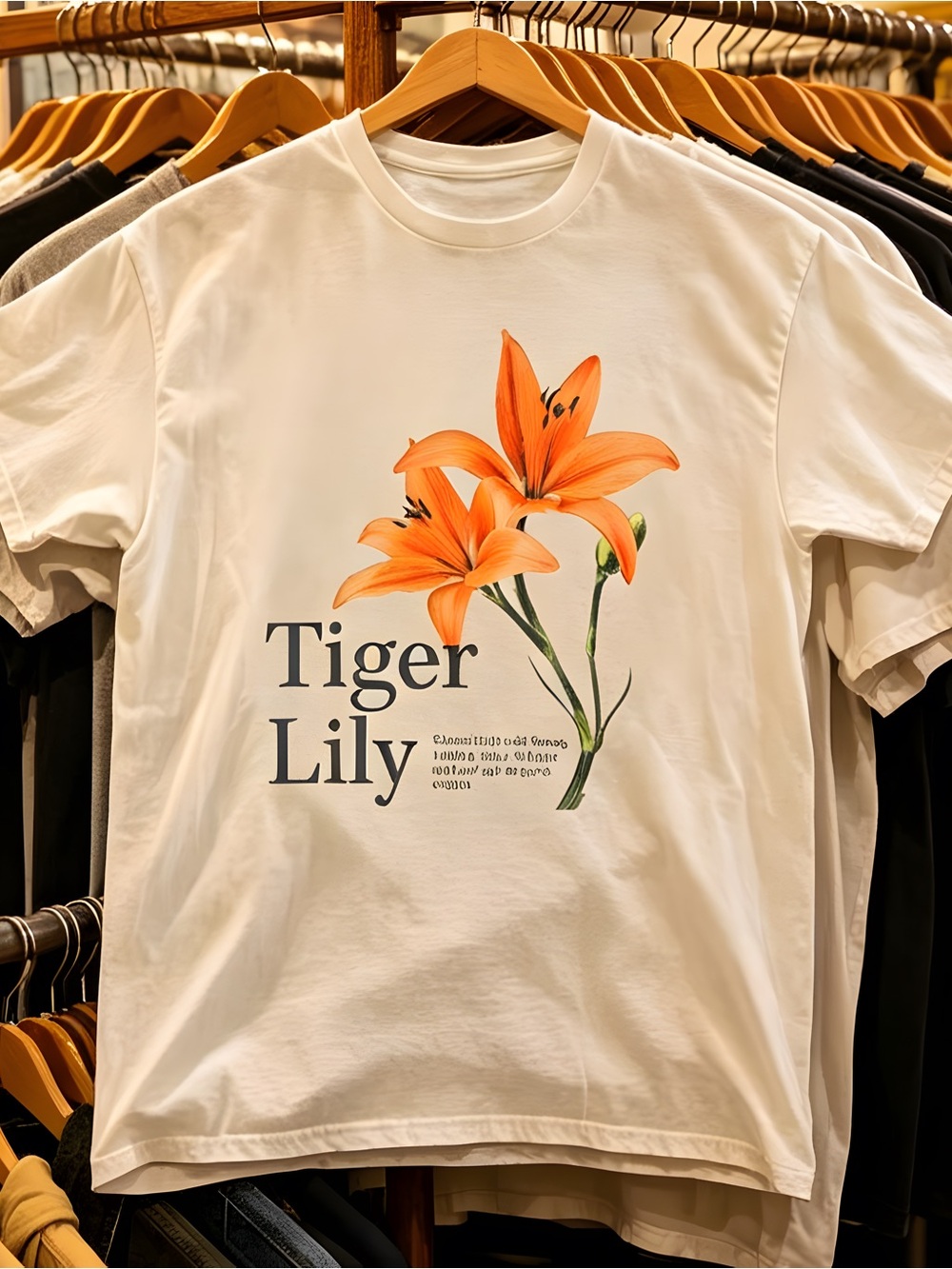 Tiger Lily Graphic Tee Women’s White T-shirt